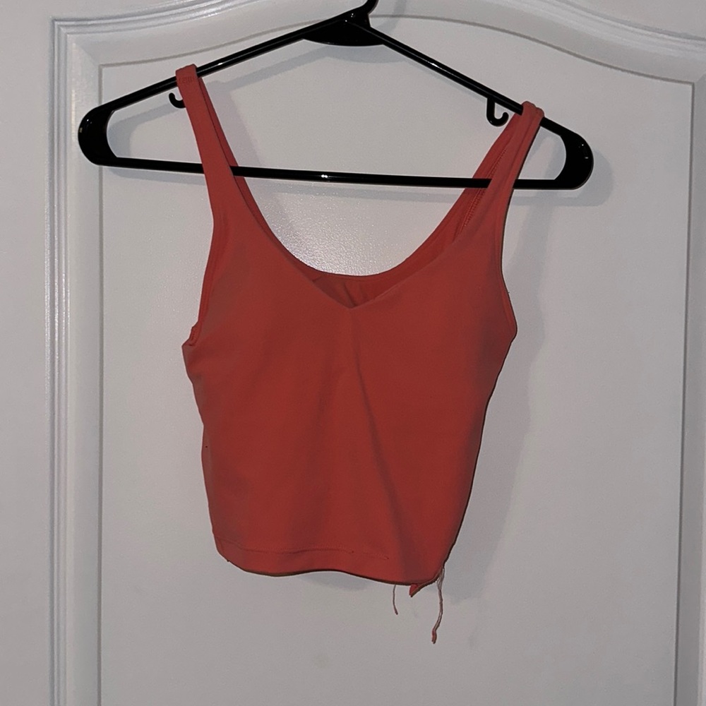 Lululemon align tank top in salmon pink color